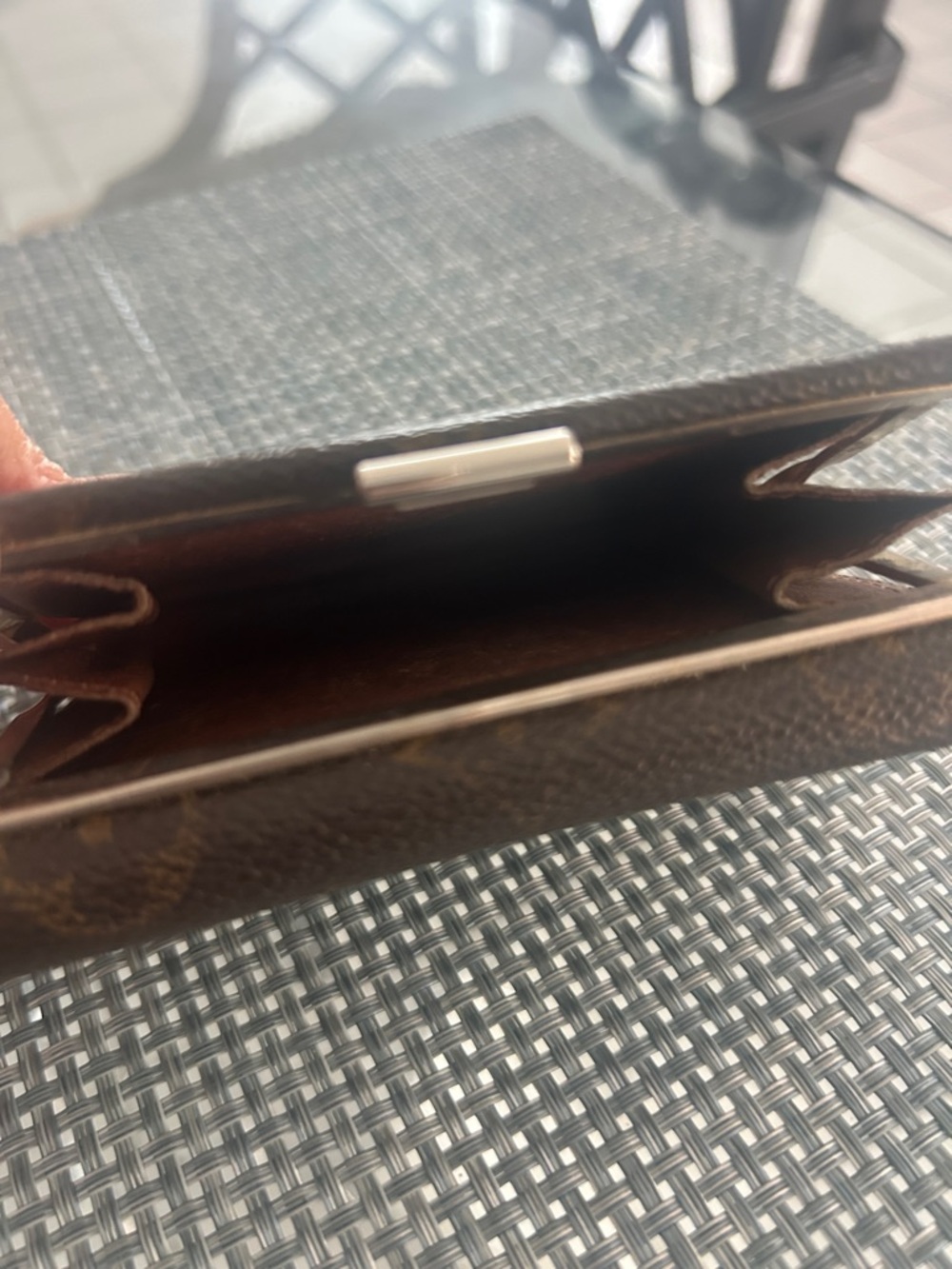 Louis Vuitton Monogram Canvas Trifold Wallet in Brown and Gold - Picture 2 of 5
